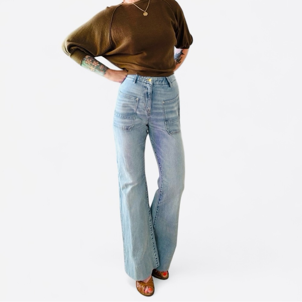 Porter Blue Wanderer Flare Light Blue Jeans